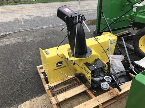 john deere x350 snowblower attachment